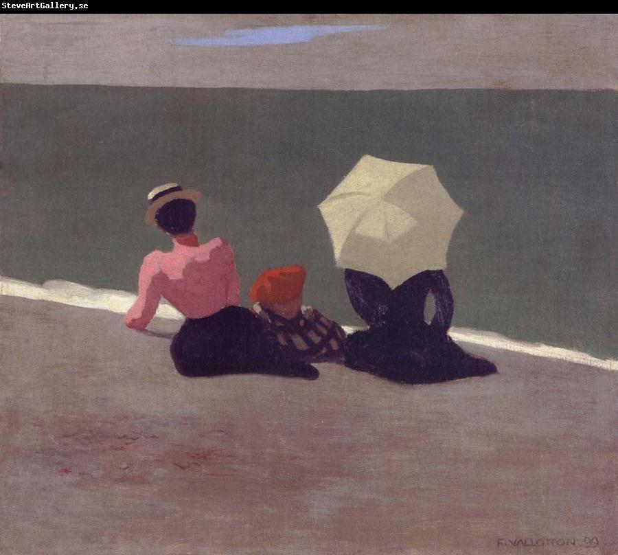 Felix Vallotton on the beach